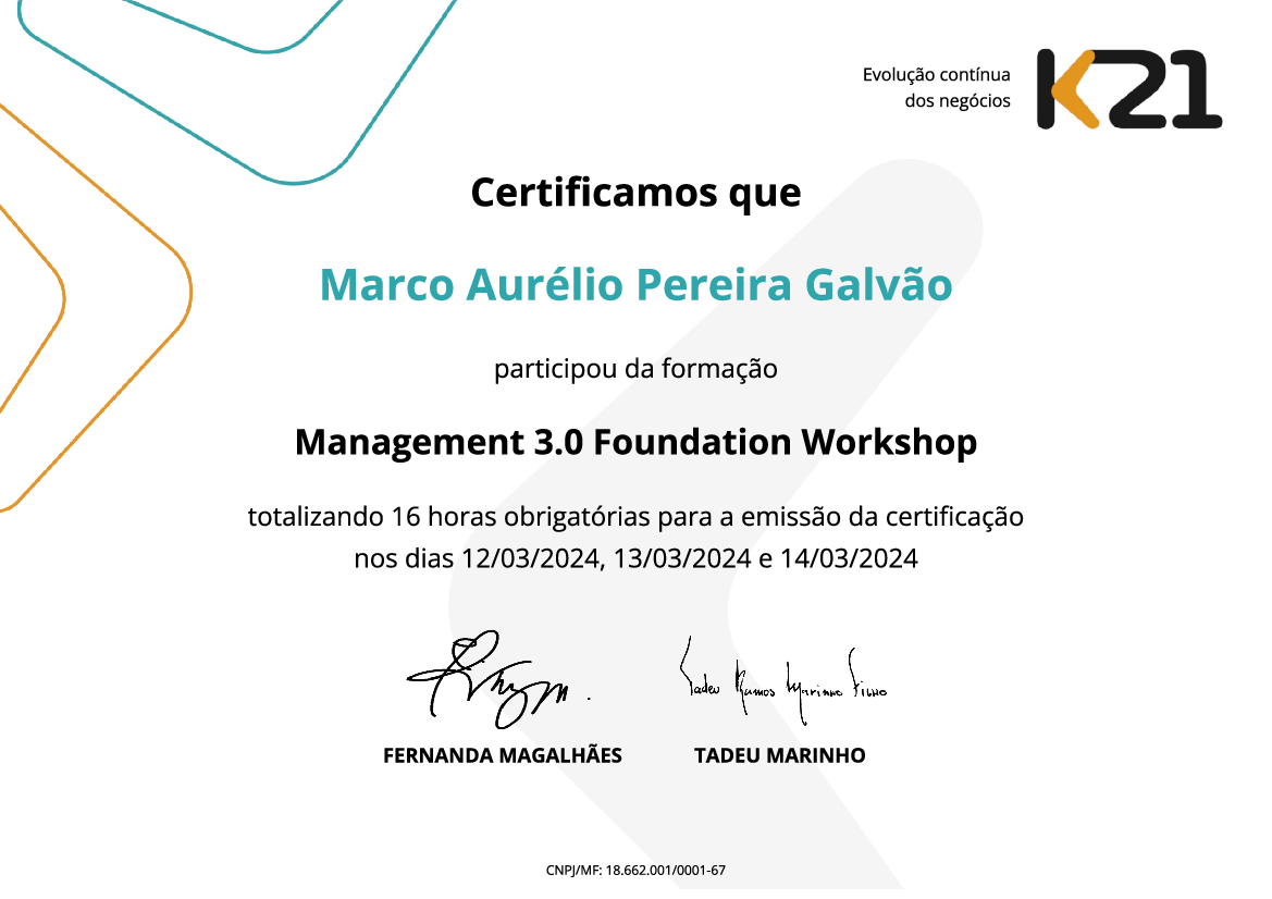 Certificado K21